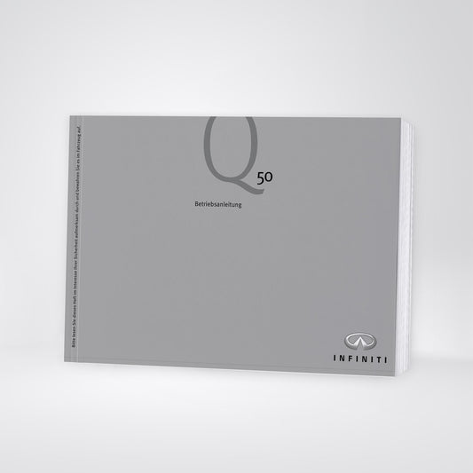 2013-2019 Infiniti Q50 Gebruikershandleiding | Duits