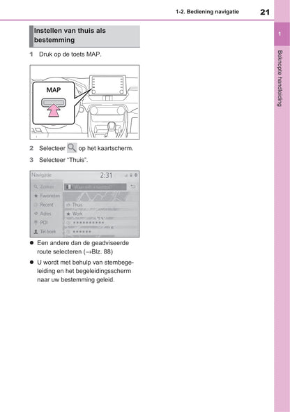 Toyota RAV4 Handleiding Navigatie- en Multimediasysteem 2019 - 2023