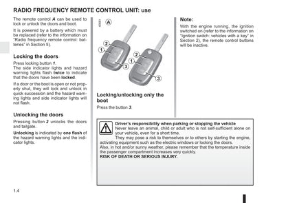 2016-2017 Renault Scénic Owner's Manual | English