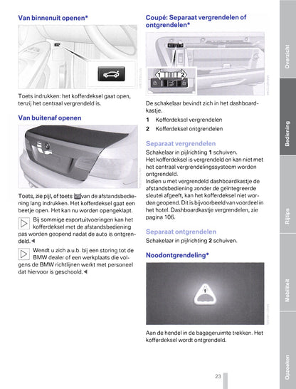 2011-2012 BMW 3 Series Coupé/Cabrio Gebruikershandleiding | Nederlands