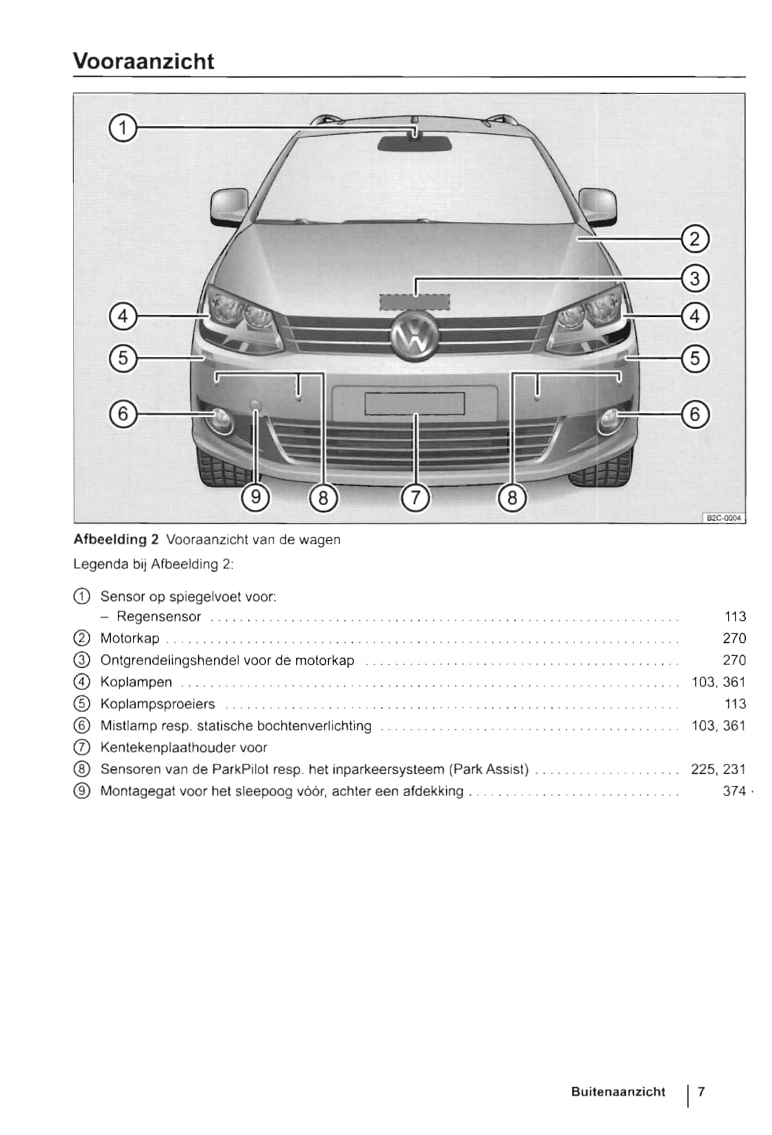 2010-2015 Volkswagen Caddy Owner's Manual | Dutch