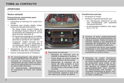 2013-2014 Peugeot 308 CC Gebruikershandleiding | Spaans