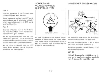 2000-2001 Nissan Almera Tino Gebruikershandleiding | Nederlands