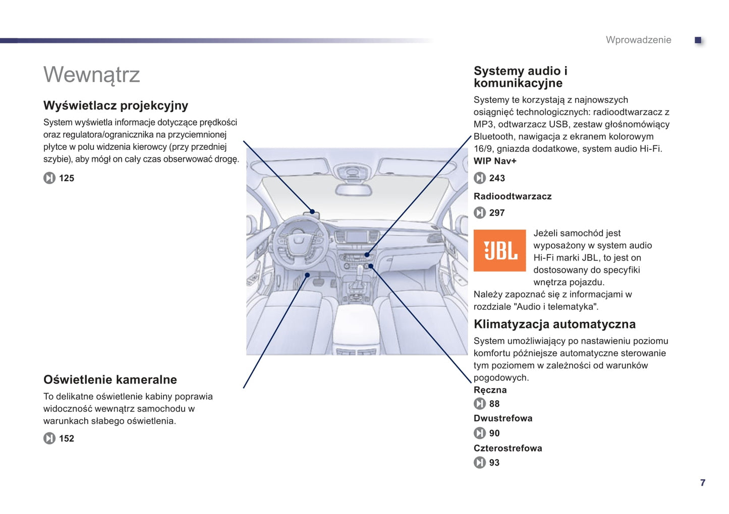 2012-2014 Peugeot 508 Owner's Manual | Polish