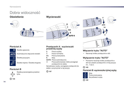 2012-2014 Peugeot 508 Owner's Manual | Polish