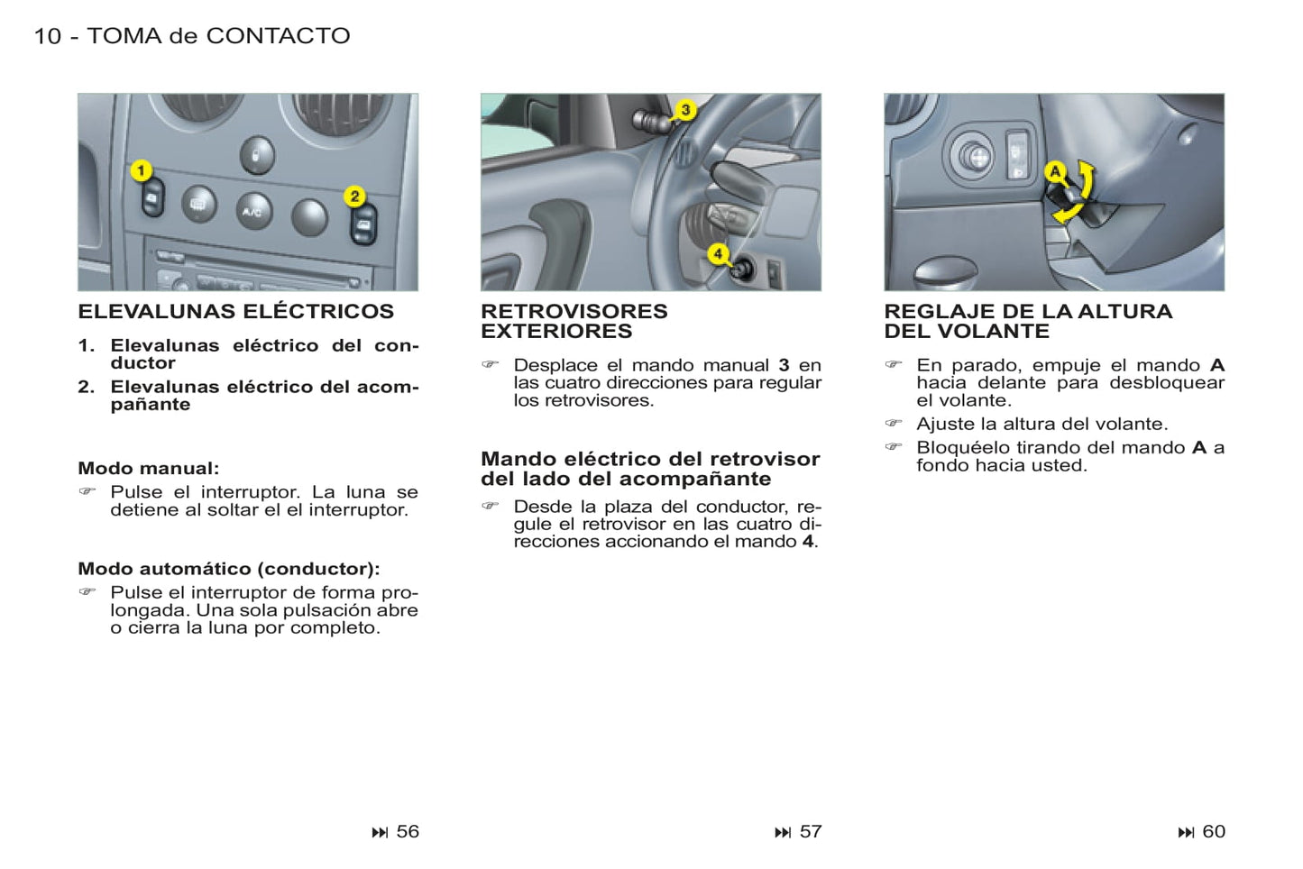 2011-2012 Peugeot Partner Origin Owner's Manual | Spanish