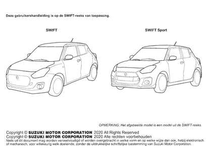 2017-2023 Suzuki Swift Gebruikershandleiding | Nederlands