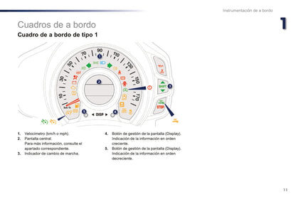2016-2018 Peugeot 108 Owner's Manual | Spanish