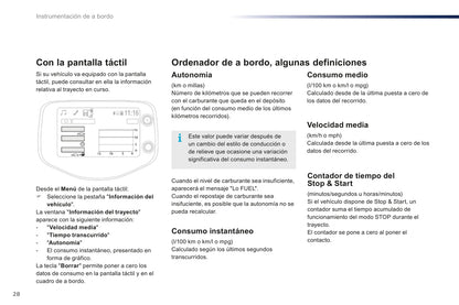 2016-2018 Peugeot 108 Owner's Manual | Spanish
