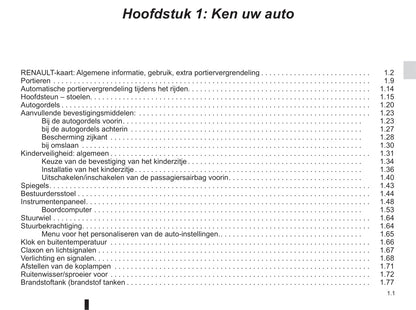 2014-2016 Renault Mégane Gebruikershandleiding | Nederlands