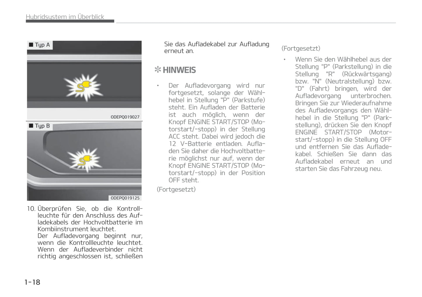 2020-2021 Kia Niro Hybrid Owner's Manual | German