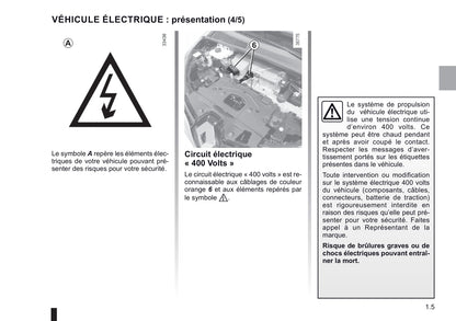 2018-2019 Renault Zoe Owner's Manual | French