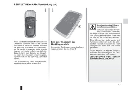 2016-2017 Renault Mégane Owner's Manual | German