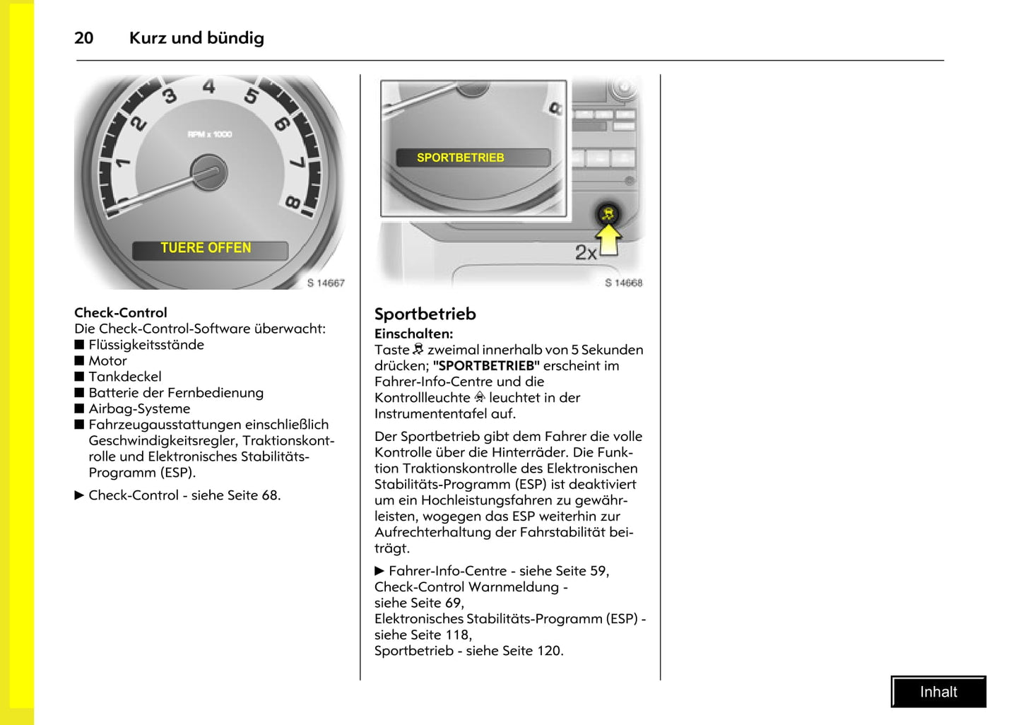 2007-2009 Opel GT Bedienungsanleitung | Deutsch