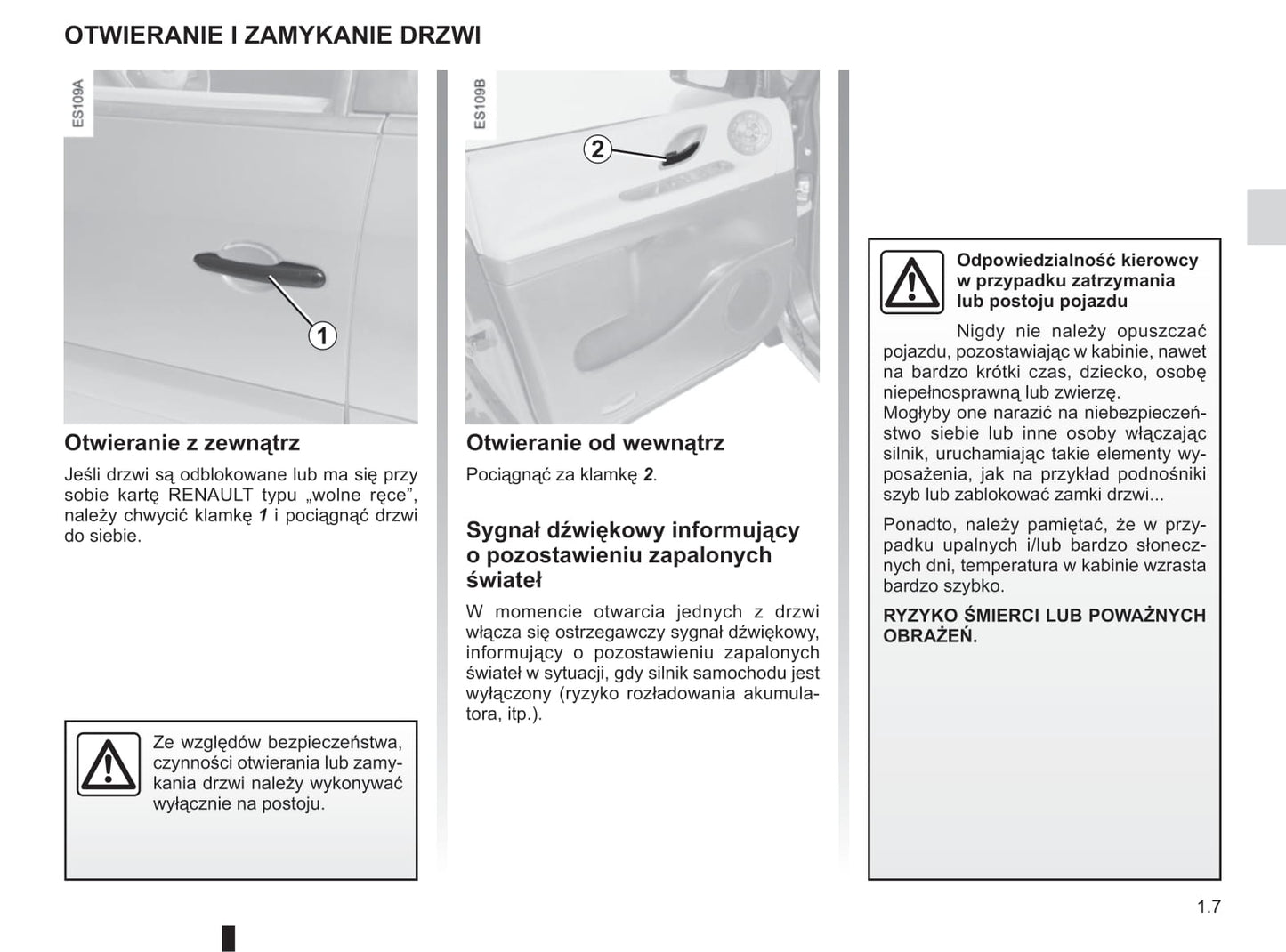 2012-2013 Renault Espace Gebruikershandleiding | Pools