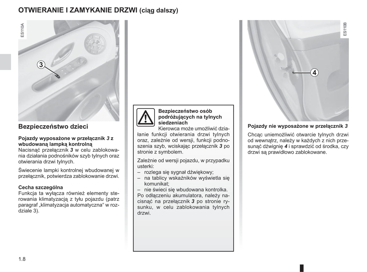 2012-2013 Renault Espace Gebruikershandleiding | Pools