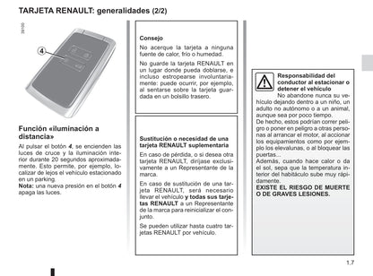 2018-2019 Renault Kadjar Owner's Manual | Spanish
