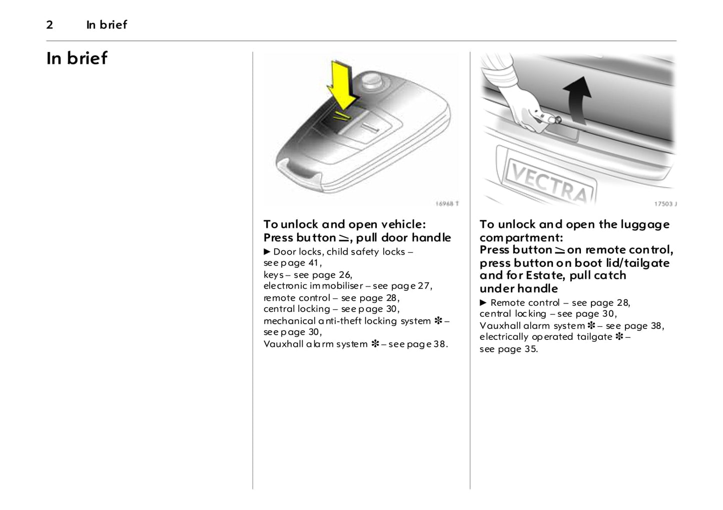 2005-2009 Vauxhall Vectra Gebruikershandleiding | Engels