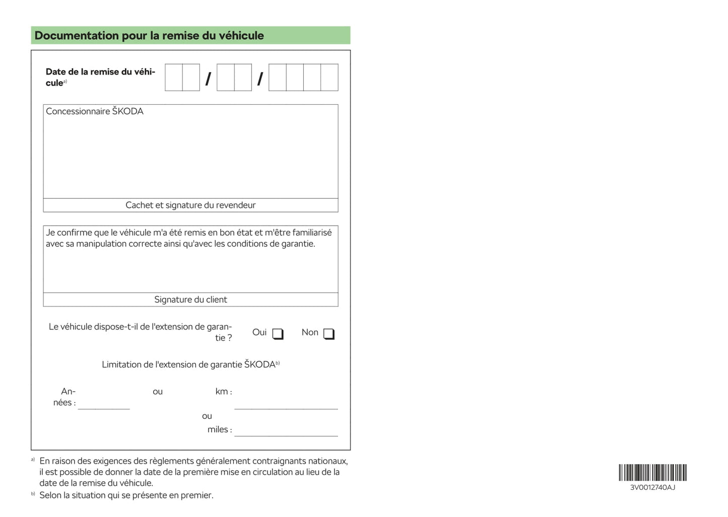 2018-2019 Skoda Superb Owner's Manual | French