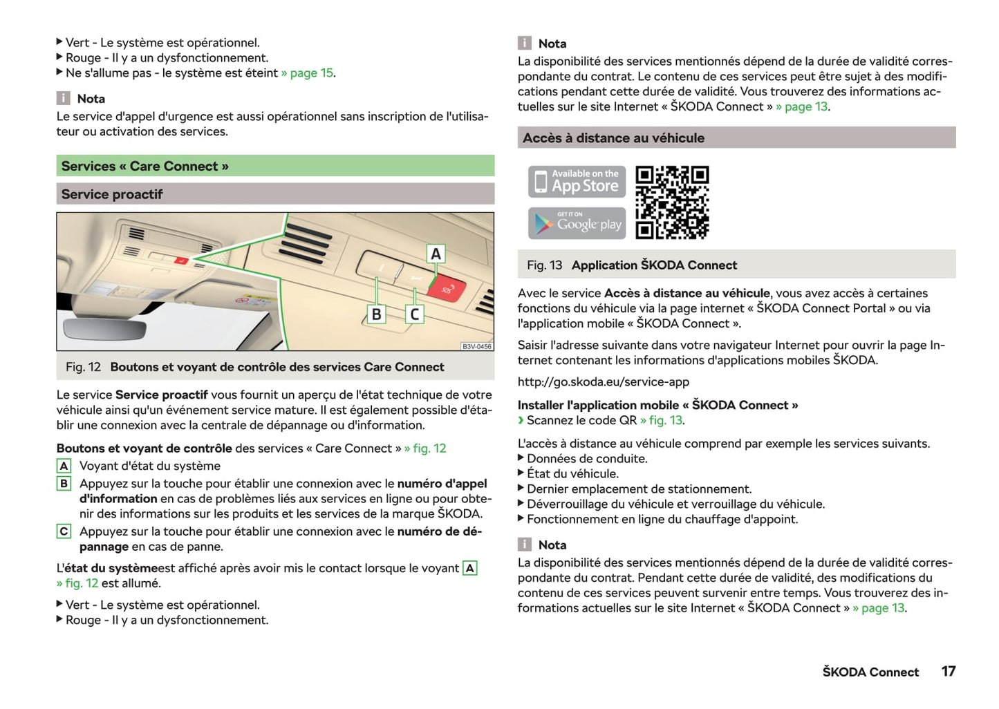 2018-2019 Skoda Superb Owner's Manual | French