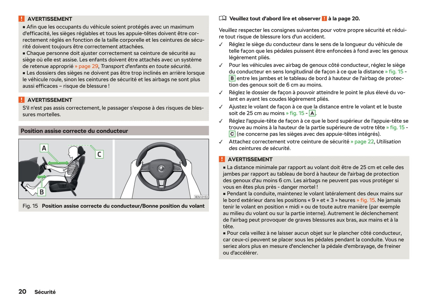 2018-2019 Skoda Superb Owner's Manual | French