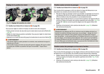 2018-2019 Skoda Superb Owner's Manual | French