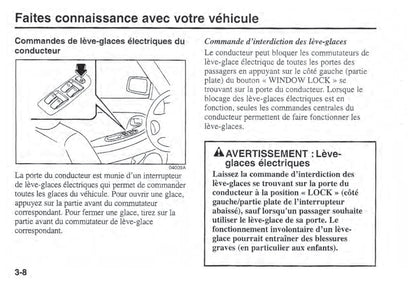 2002 Kia Sportage Owner's Manual | French