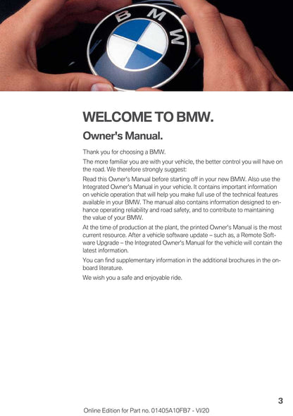 2021 BMW X5 Owner's Manual | English