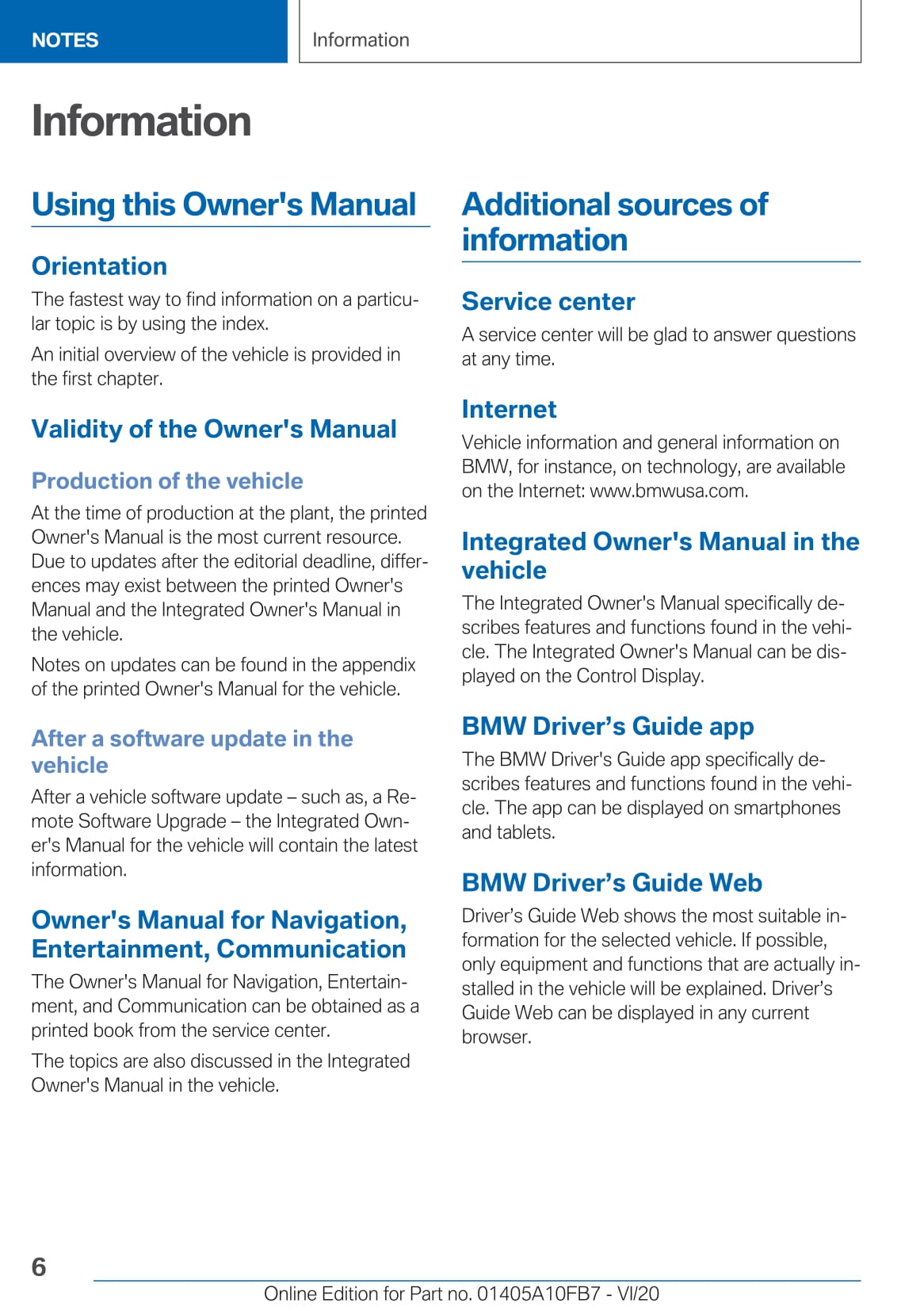 2021 BMW X5 Owner's Manual | English