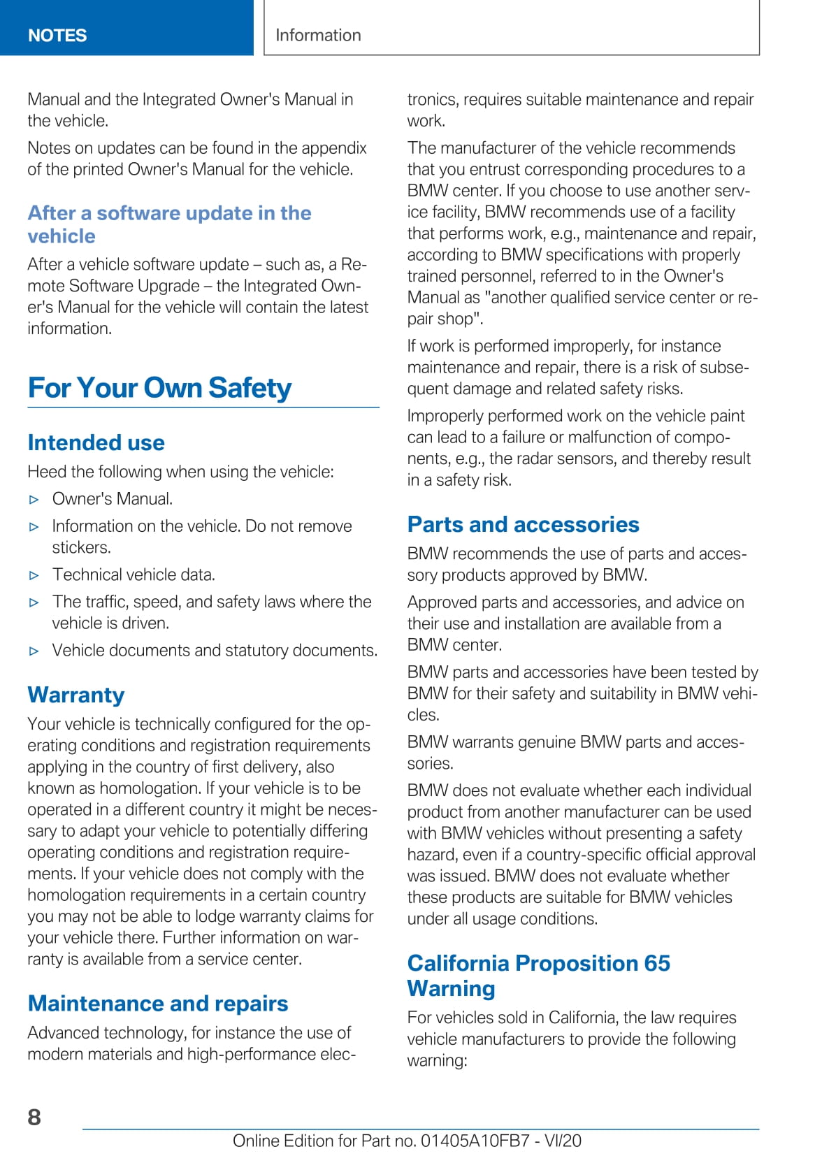 2021 BMW X5 Owner's Manual | English