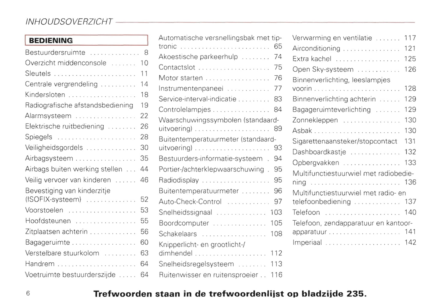 2000-2008 Audi A2 Gebruikershandleiding | Nederlands