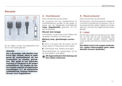 2000-2008 Audi A2 Gebruikershandleiding | Nederlands