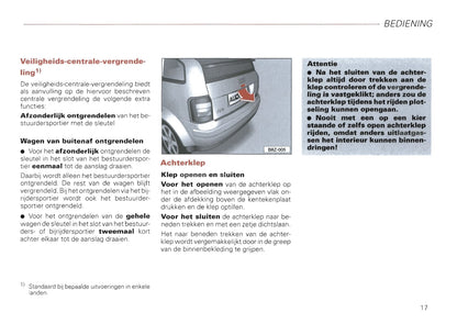 2000-2008 Audi A2 Gebruikershandleiding | Nederlands