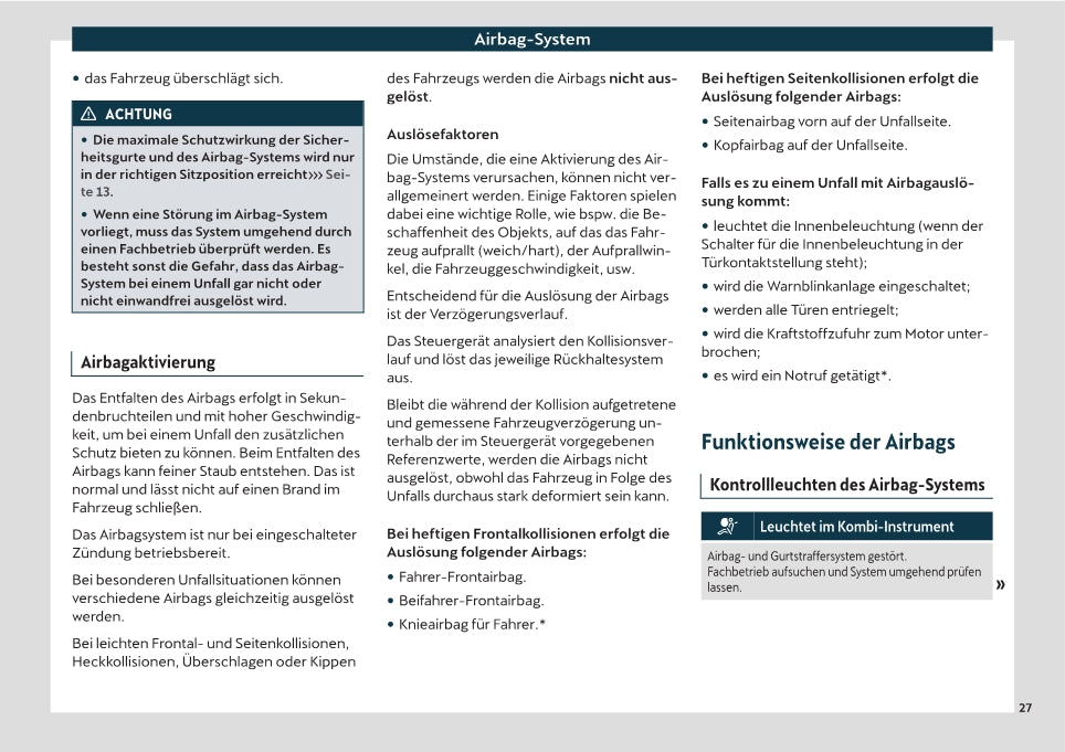2022 Cupra Ateca Owner's Manual | German
