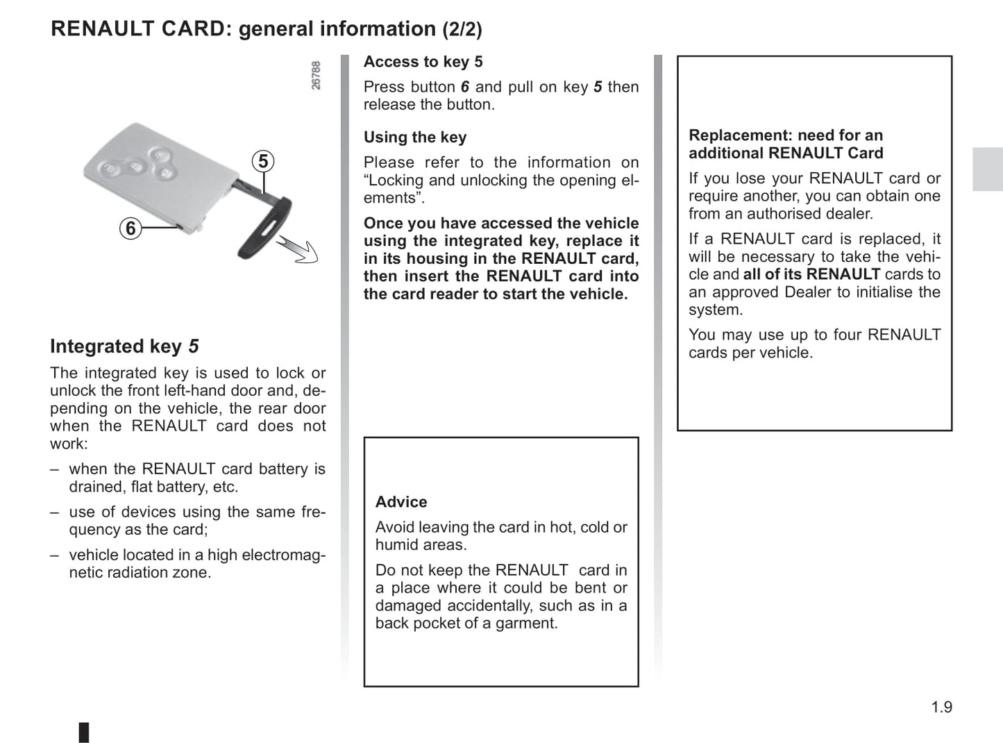 2019-2020 Renault Trafic Owner's Manual | English