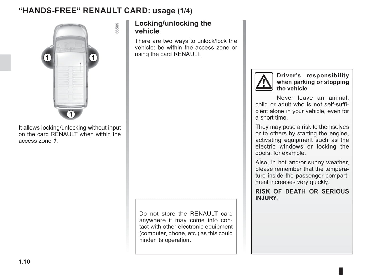 2019-2020 Renault Trafic Gebruikershandleiding | Engels