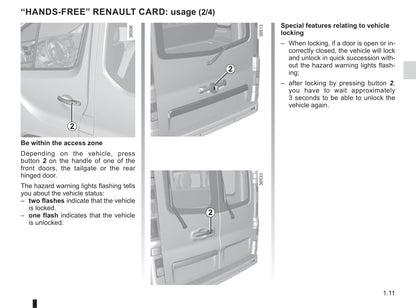 2019-2020 Renault Trafic Manuel du propriétaire | Anglais