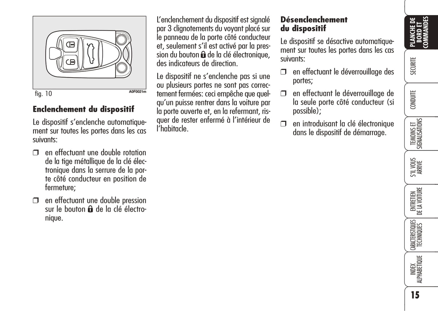 2006-2008 Alfa Romeo Brera Owner's Manual | French