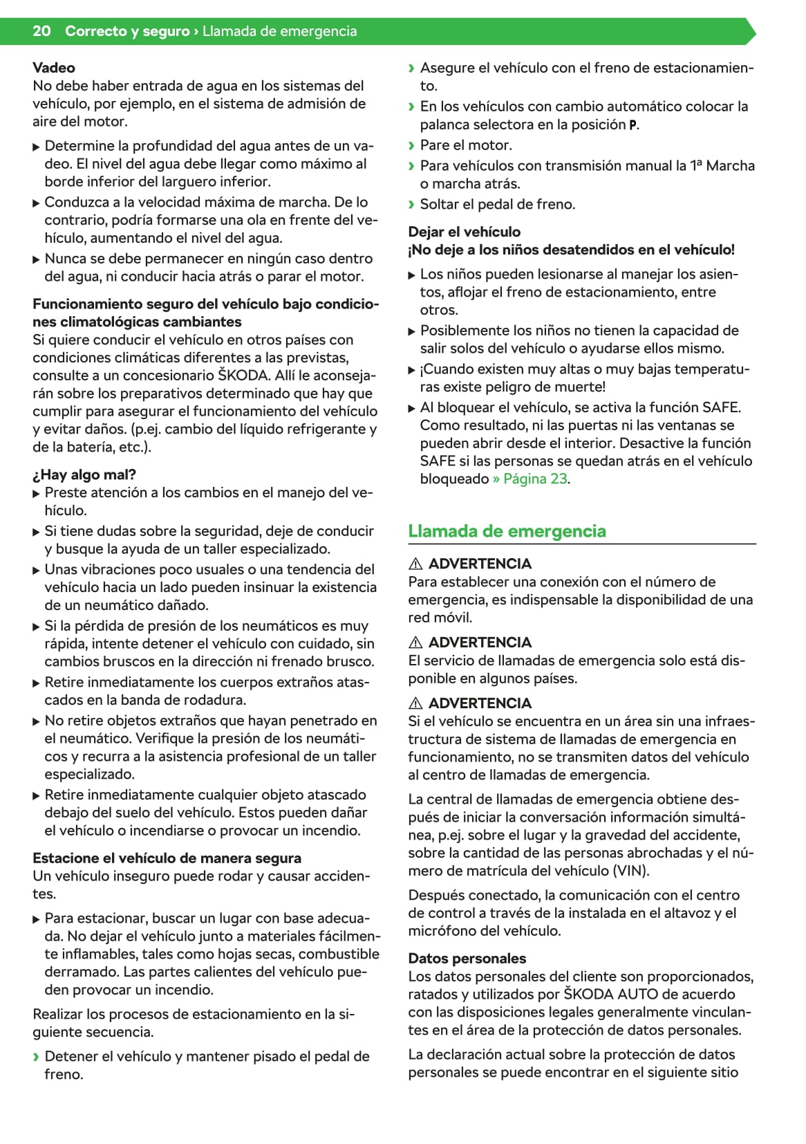 2020 Skoda Superb Gebruikershandleiding | Spaans