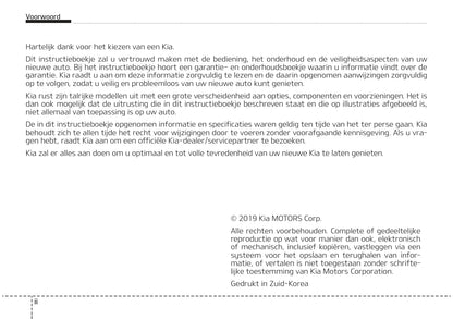 2019-2023 Kia Soul Gebruikershandleiding | Nederlands