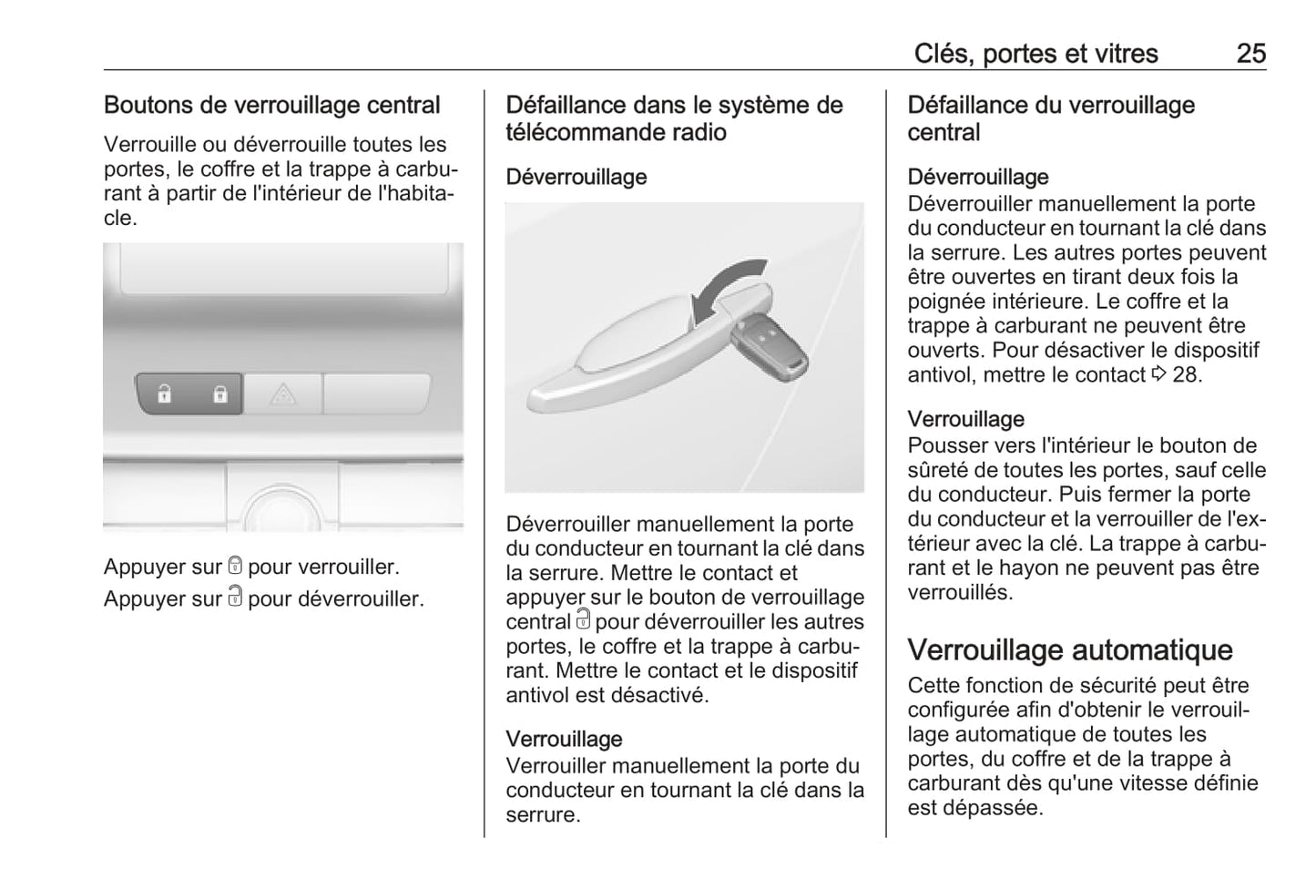 2017-2018 Opel Astra Owner's Manual | French