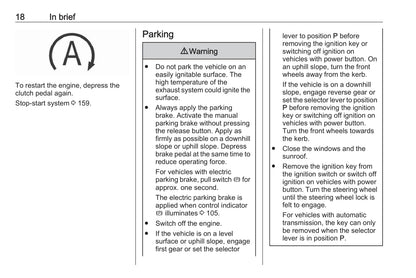 2016-2017 Vauxhall Insignia Owner's Manual | English