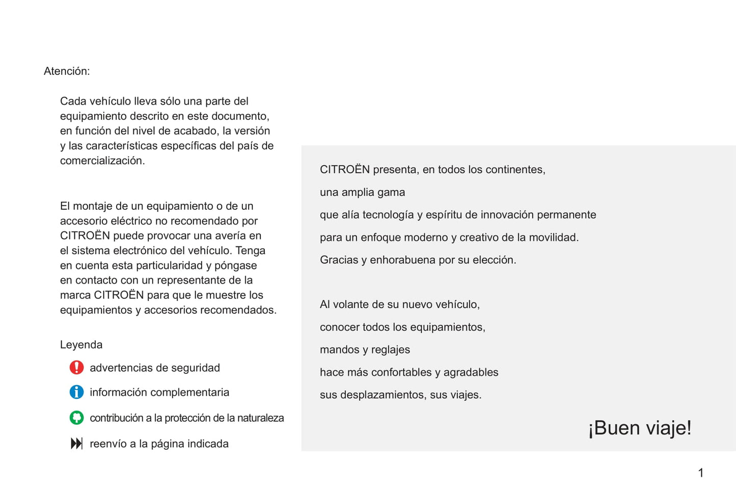 2011-2013 Citroën C3 Owner's Manual | Spanish
