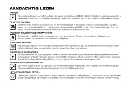 2018-2019 Fiat Ducato Gebruikershandleiding | Nederlands