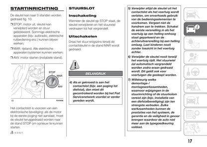 2015-2016 Fiat Doblò Owner's Manual | Dutch