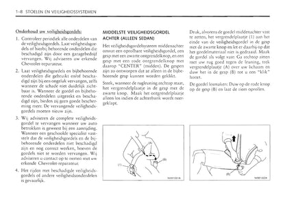 2004-2010 Chevrolet Nubira Owner's Manual | Dutch