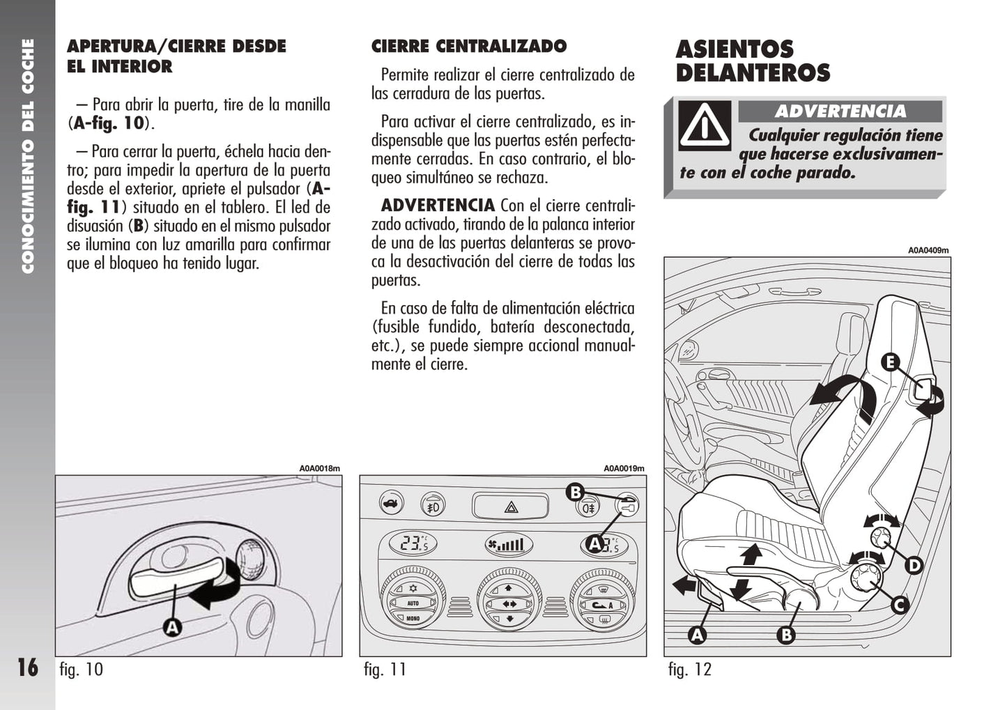 2000-2005 Alfa Romeo 147 Gebruikershandleiding | Spaans