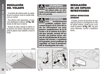 2000-2005 Alfa Romeo 147 Owner's Manual | Spanish