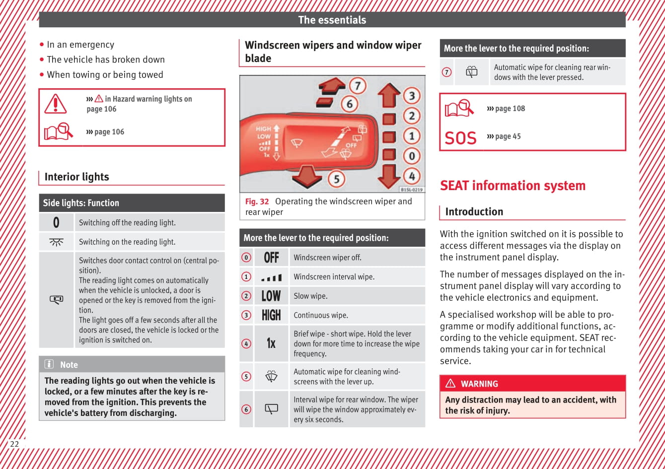 2012-2019 Seat Mii Owner's Manual | English