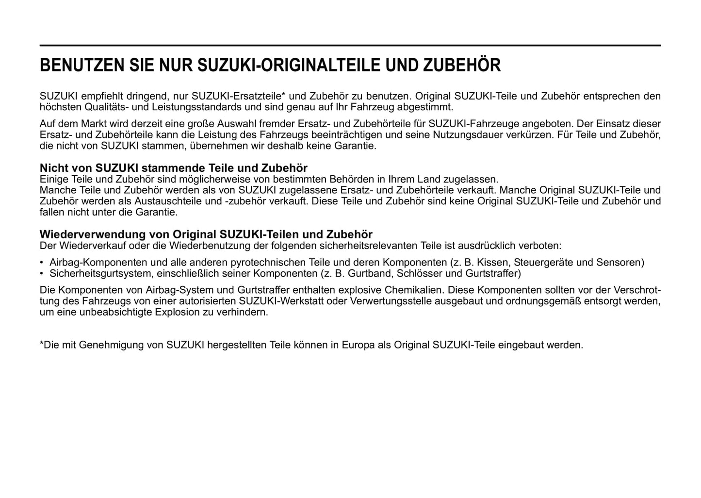 2014-2017 Suzuki Swift Gebruikershandleiding | Duits
